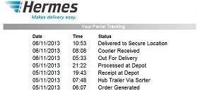 hermes parcel tracking status|Hermes tracking number on label.